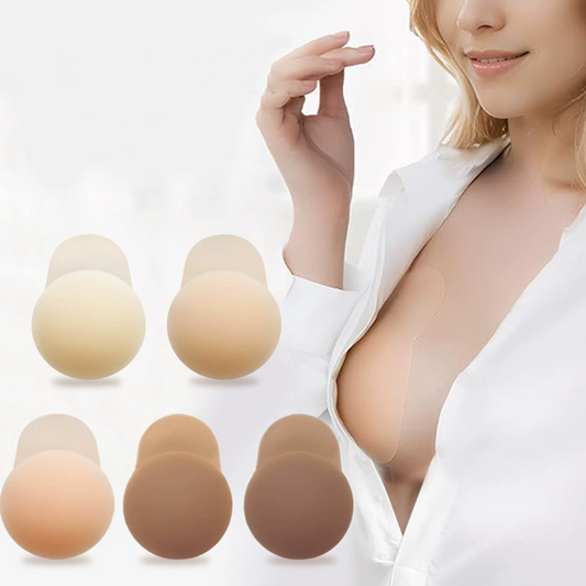 Nahtlose, selbstklebende Brustwarzenabdeckungen mit Push-up-Effekt für Damen