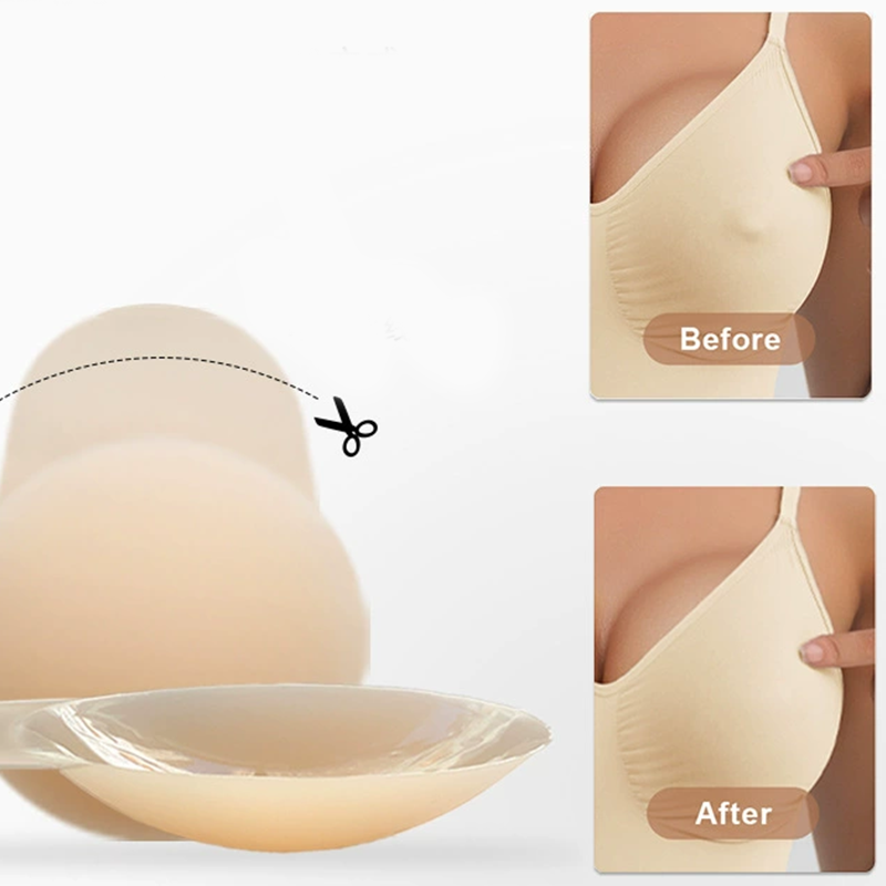 Nahtlose, selbstklebende Brustwarzenabdeckungen mit Push-up-Effekt für Damen