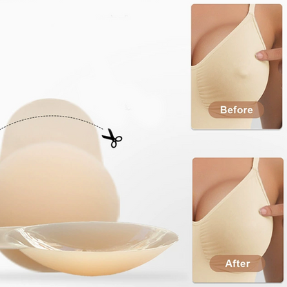 Nahtlose, selbstklebende Brustwarzenabdeckungen mit Push-up-Effekt für Damen