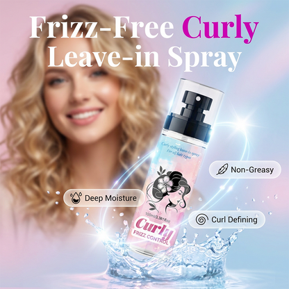 Feuchtigkeitsspendendes Anti-Frizz-Spray für lockiges Haar
