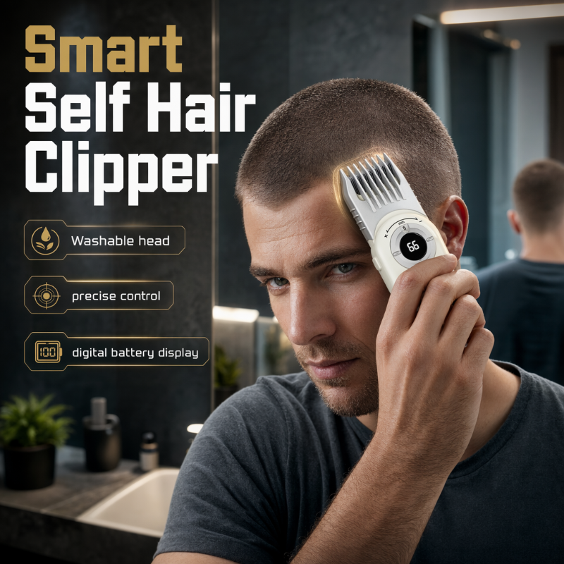 ✂️📱 Akku-Haarschneider – 4-in-1, wasserdicht, USB-C – für Haar & Bart! 🌟