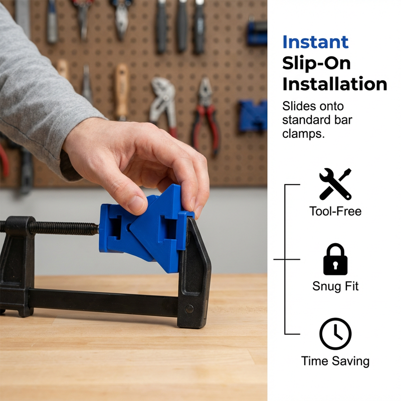 📢📢 1 kaufen，1 gratis !! ⏰Eckspannadapter für Quick-Grip Stabzwingen