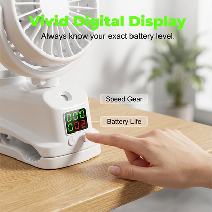 USB-wiederaufladbarer persönlicher Kühlventilator
