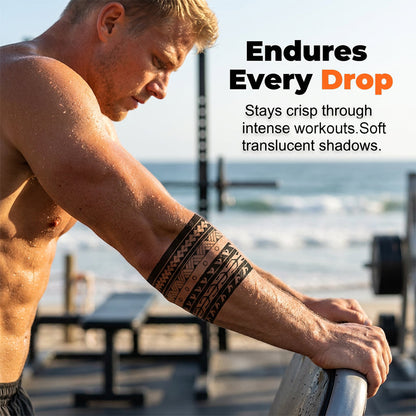 🔥Buy 1 get 1 free🔥Waterproof Temporary Arm Band Tattoo Sticker