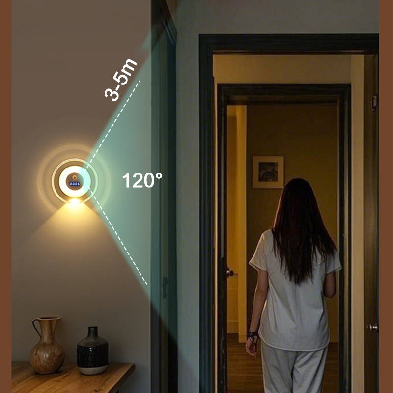 ⌛Zeitlich begrenztes Sonderangebot – Intelligente LED-Uhr mit Nachtlicht und Bewegungssensor