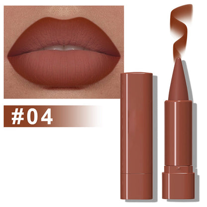💄🔥 Langhaftender, nicht abfärbender, matter Creme-Lippenstift, der sich angenehm auftragen lässt und zu jedem Alltagslook passt ✨