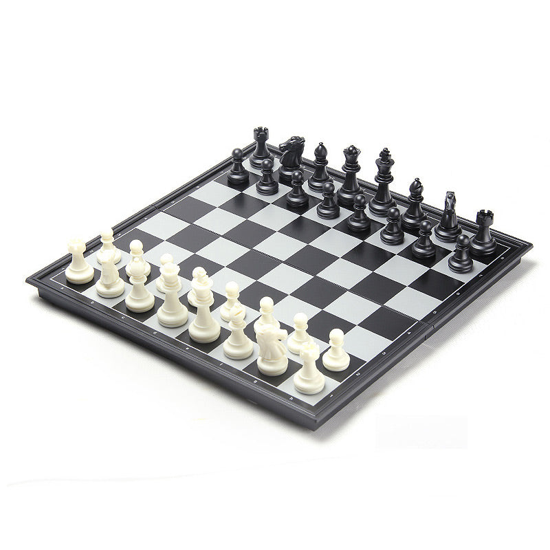 ❄️Sommerfrische 50 % Rabatt!♟️Magnetisches Premium-Schachset mit 32 gewichteten Figuren – klassisches Schachbrett für zu Hause, unterwegs & als Geschenk