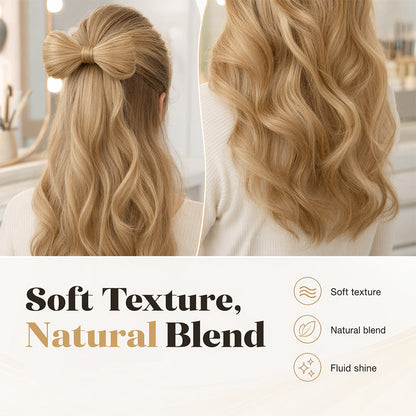 🔥 -50% Heute 🎀 Glamour-Pferdeschwanz mit Schleife