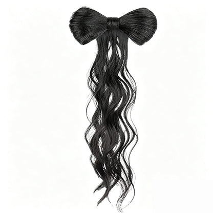 🔥 -50% Heute 🎀 Glamour-Pferdeschwanz mit Schleife