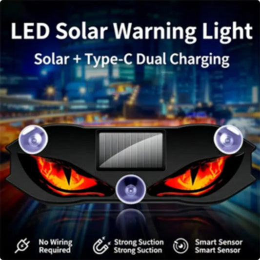 🚗🔆 Solarbetriebene LED-Warnleuchte fürs Auto – 50% RABATT! Solarbetrieben, wetterfest, automatische Aktivierung bei Dunkelheit – für mehr Sicherheit am Straßenrand. 🔥🛡️