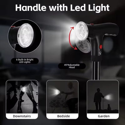 🔥Last Day Sale 50% OFF🔥Multifunctional Folding Elderly Cane🦯