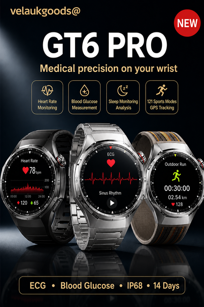 GT6pro Smartwatch mit Bluetooth-Anruffunktion – Bestseller