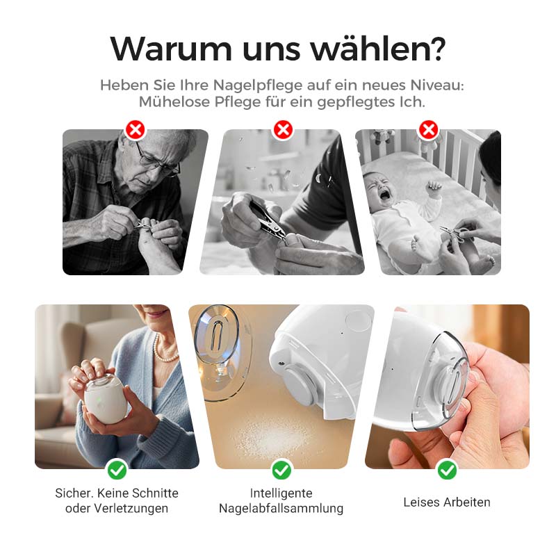 ✨✨Sonderangebot: 2 kaufen, 1 gratis erhalten💅Universelle automatische Nagelfeile für Erwachsene und Kinder👶🔧