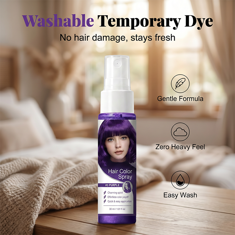 🌈🧴 Auswaschbare Haarfarbe – 12 Farben, vegane Formel, 15 Min. – temporäre Farbe ohne Schäden – heute -50 %! ⚡