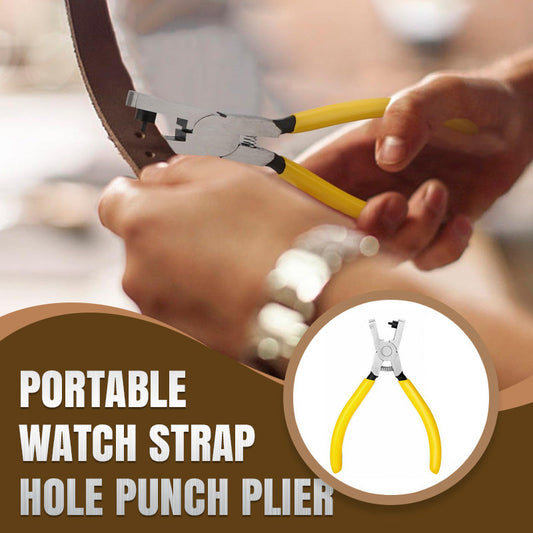 🔧 50% RABATT! 🎉 Tragbare Uhrenarmband-Lochzange – Präzise & einfach – Perfekt zum Anpassen von Leder-, Gummi- oder Kunststoffbändern – für Heimwerker & Uhrenliebhaber ⌚🛠️✨
