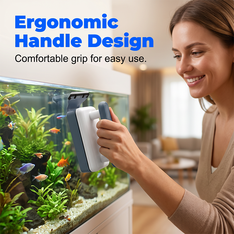 🐠 50% RABATT! 🧲 Magnetischer Aquarium Scheibenreiniger – Doppelseitig, algenentfernend & wasserdicht – Saubere Glasscheiben ohne Händenasswerden 💧