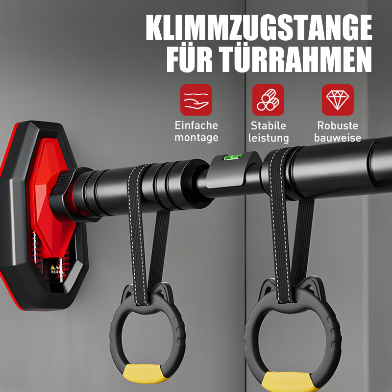 💪🚪 Klimmzugstange für Türrahmen – 50% RABATT! Dreieckige rutschfeste Basis, doppelte Federverstärkung – stabil, sicher, bohrfrei. 🔥🏠