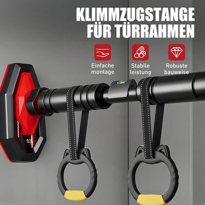 💪🚪 Klimmzugstange für Türrahmen – 50% RABATT! Dreieckige rutschfeste Basis, doppelte Federverstärkung – stabil, sicher, bohrfrei. 🔥🏠