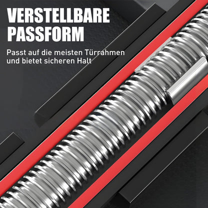 💪🚪 Klimmzugstange für Türrahmen – 50% RABATT! Dreieckige rutschfeste Basis, doppelte Federverstärkung – stabil, sicher, bohrfrei. 🔥🏠