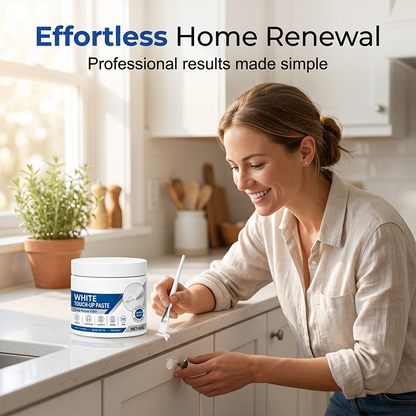 🔥 Heute -50 %! 🪑 Weiße Möbel-Reparaturpaste mit Pinsel