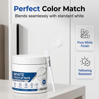 🔥 Heute -50 %! 🪑 Weiße Möbel-Reparaturpaste mit Pinsel