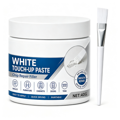 🔥 Heute -50 %! 🪑 Weiße Möbel-Reparaturpaste mit Pinsel