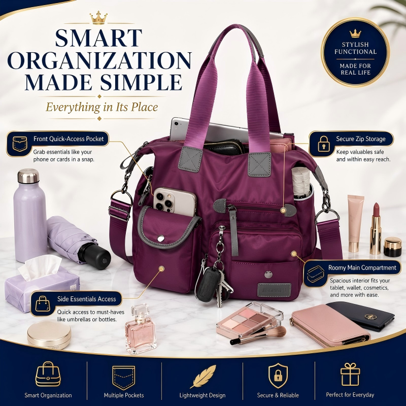 🔥 Heute -50 %! 👜 Große wasserdichte Damen-Tasche
