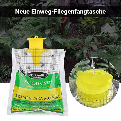 🪰🚫 Einweg-Fliegenfangtasche – effektiv, geruchlos & einfach – Fliegen loswerden – für Küche, Garten & Camping! 🌿