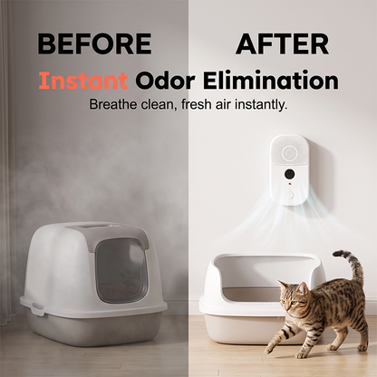 📢📢50 % Rabatt!! ⏰🌬️ 2-in-1-Luftreiniger für Haustiere und Ultraschall-Milbenabwehrgerät