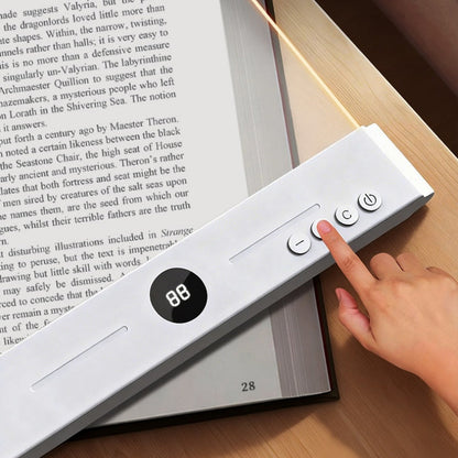 📖 LED-Panel-Leselicht mit 3 Farben & Timer – Flache Buchleuchte für die Lektüre im Bett | Stufenlose Dimmung | Augenschonendes Design