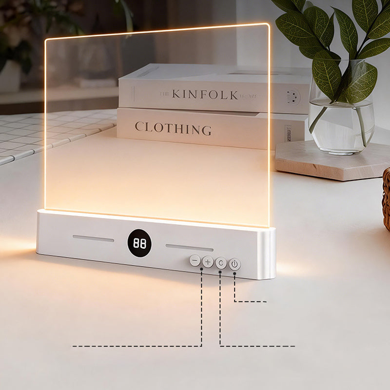 📖 LED-Panel-Leselicht mit 3 Farben & Timer – Flache Buchleuchte für die Lektüre im Bett | Stufenlose Dimmung | Augenschonendes Design