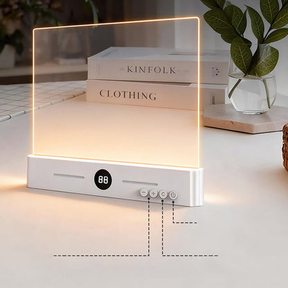 📖 LED-Panel-Leselicht mit 3 Farben & Timer – Flache Buchleuchte für die Lektüre im Bett | Stufenlose Dimmung | Augenschonendes Design