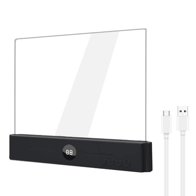 📖 LED-Panel-Leselicht mit 3 Farben & Timer – Flache Buchleuchte für die Lektüre im Bett | Stufenlose Dimmung | Augenschonendes Design