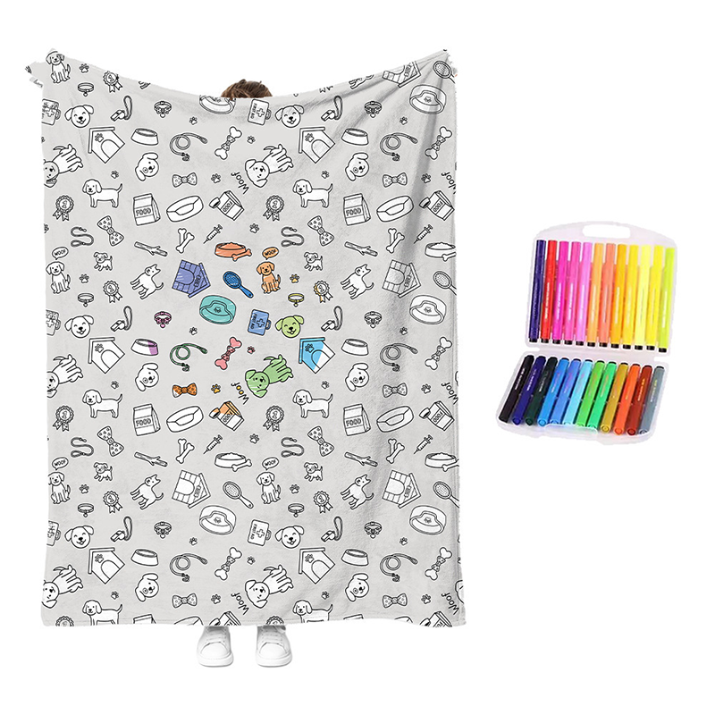 🎉 Sonderangebot dieser Woche – 50 % RABATT ✨🎨 Kreatives gemütliches Mal‑Decken‑Set