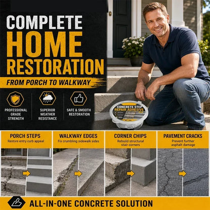 🥳2026 HOT SALE🥳💞Über 50.000 verkaufte Exemplare!🧰🛠️ Klebstoff zur Reparatur von Betonstufen
