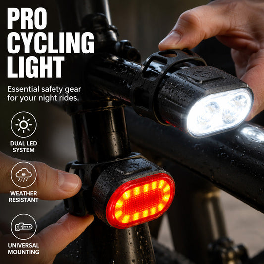 🚴【Limitiertes Angebot – 50% Rabatt】💡 USB-aufladbares Fahrradlicht-Set – Helles LED-Licht, USB-aufladbar & einfache Montage – Perfekt für Nachtfahrten & städtisches Pendeln 🚦