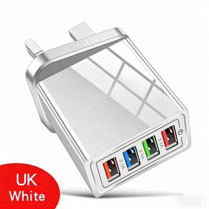 🔥 Heute -50 %! 🔌 Universal 4-in-1 USB-Netzadapter