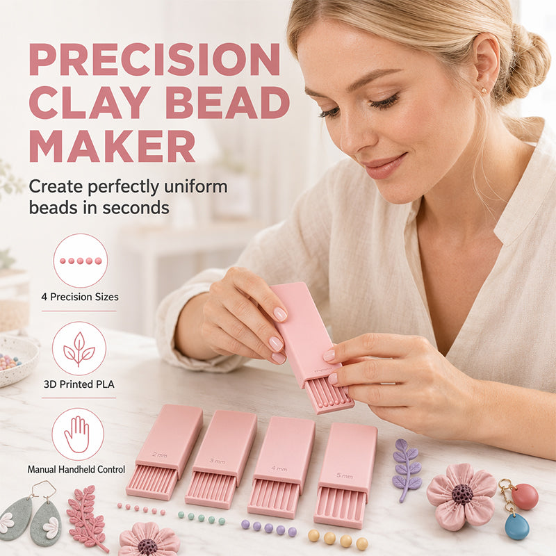 🎨🔵 3D-Tonkugel-Formset – 4 Größen, doppelseitig – für perfekte Nagelkunst & Mini-Charms! ✨