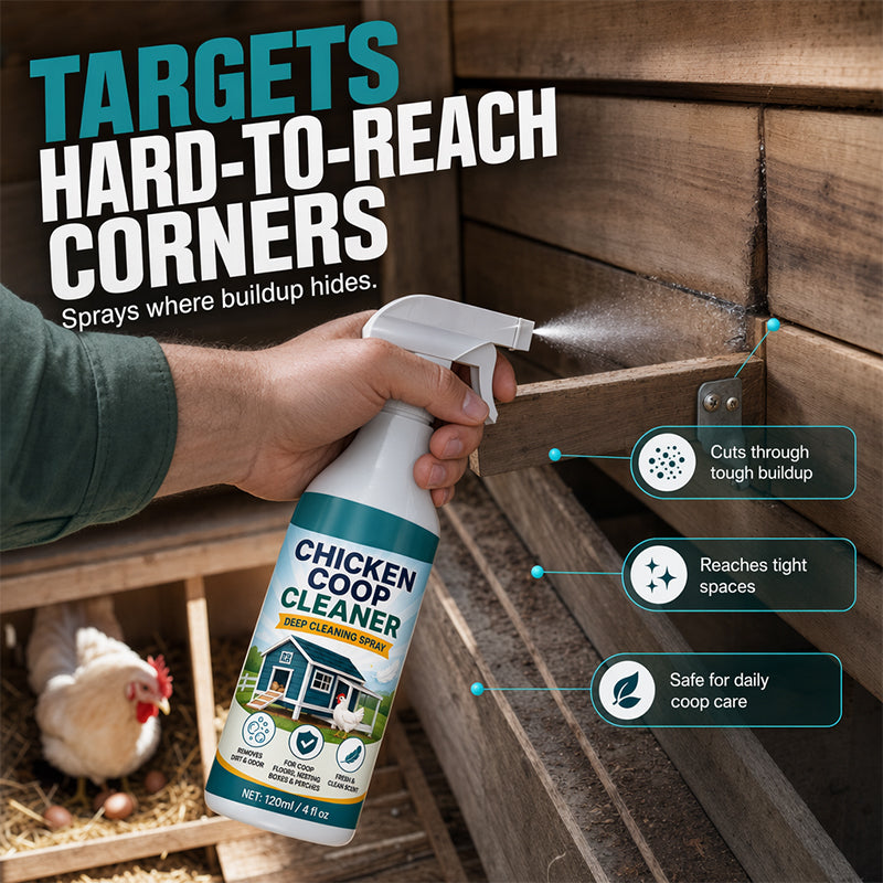 🔥 Heute -50 %! 🐔 Hühnerstall-Reinigungsspray – einfache Stallpflege für Geflügelhalter