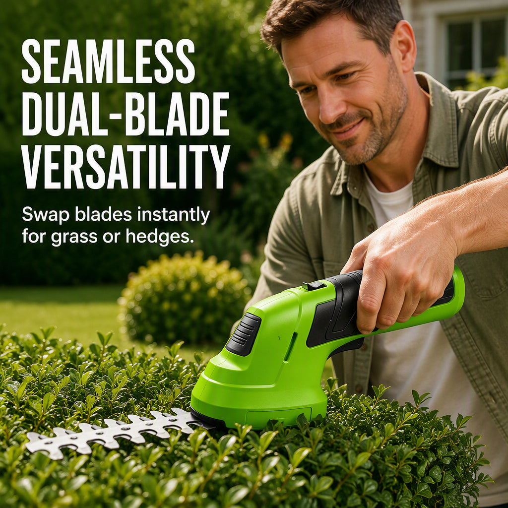 🔥 Heute -50 %! 🌿 Tragbares Heckenscheren-Set für Gartenarbeiten
