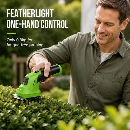 🔥 Heute -50 %! 🌿 Tragbares Heckenscheren-Set für Gartenarbeiten