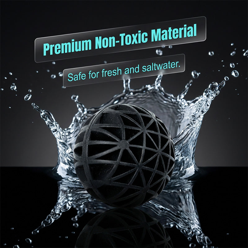 🐟🔵 Aquarium Bio-Balls – 800–1500㎡/L, porös, wiederverwendbar – für klares, gesundes Wasser! 🌊