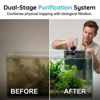 🐟🔵 Aquarium Bio-Balls – 800–1500㎡/L, porös, wiederverwendbar – für klares, gesundes Wasser! 🌊