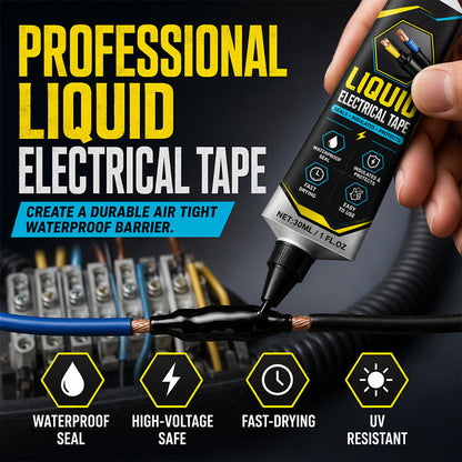 ⚡🔥1 kaufen 1 gratis💧 Wasserfestes Isolierband – flüssig, flexibel, schützt – Reparaturen an Kabeln & Elektronik! 🔧