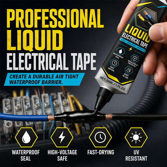 ⚡🔥1 kaufen 1 gratis💧 Wasserfestes Isolierband – flüssig, flexibel, schützt – Reparaturen an Kabeln & Elektronik! 🔧