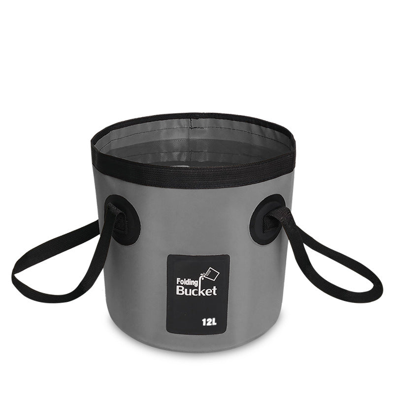 🧊 50% RABATT! ✨ Faltbarer tragbarer Angelkübel – Geeignet als Eiskübel, Wasserbehälter, für Autowäsche & Campinggeschirr 🎣