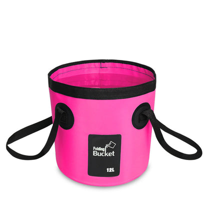 🧊 50% RABATT! ✨ Faltbarer tragbarer Angelkübel – Geeignet als Eiskübel, Wasserbehälter, für Autowäsche & Campinggeschirr 🎣