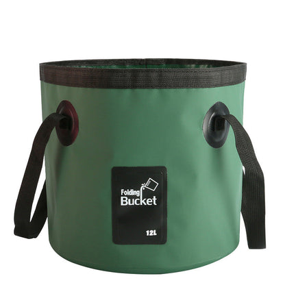🧊 50% RABATT! ✨ Faltbarer tragbarer Angelkübel – Geeignet als Eiskübel, Wasserbehälter, für Autowäsche & Campinggeschirr 🎣