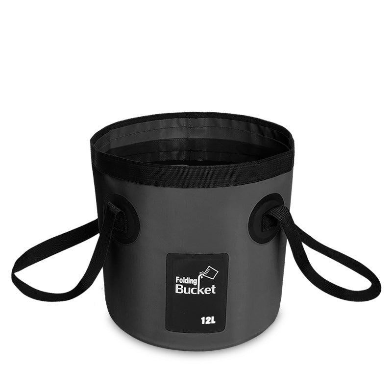 🧊 50% RABATT! ✨ Faltbarer tragbarer Angelkübel – Geeignet als Eiskübel, Wasserbehälter, für Autowäsche & Campinggeschirr 🎣