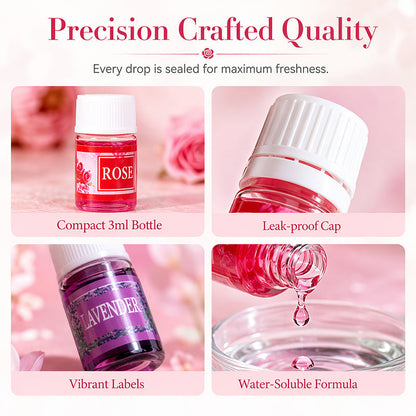 🔥Nur für kurze Zeit 50 % Rabatt! 🎁🌺Der frische Duft hebt die Stimmung! 🌷12er-Pack wasserlöslicher ätherischer Öle